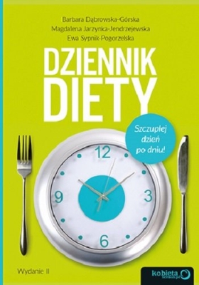 Okładka książki "Dziennik diety. Szczuplej dzień po dniu" wydanie 2