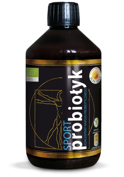 Koncentrat napoju probiotycznego Probiołyk Sport butelka.