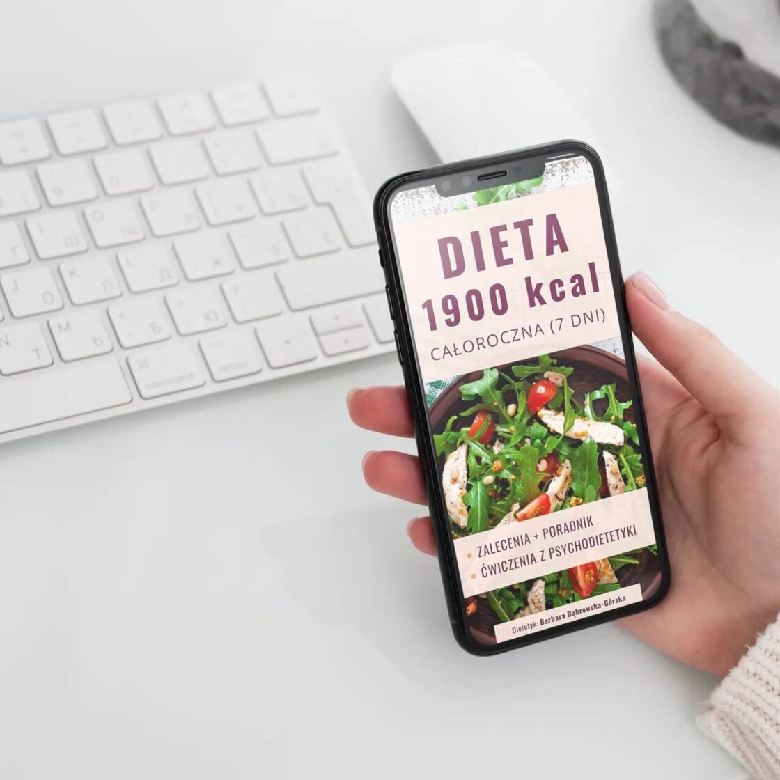 Dieta 1900 kcal jadłospis na cały tydzień w PDF