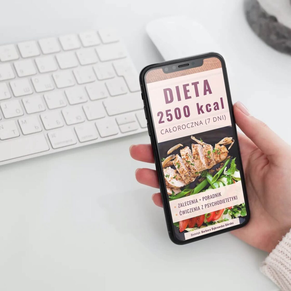 Dieta 2500 kcal jadłospis na cały tydzień w PDF