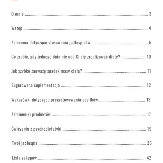 Dieta 1500 kcal jadłospis na cały tydzień w PDF